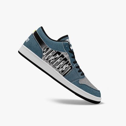 Left Inside of our PERFEKT Blue & Mesh Street Low