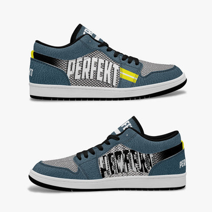 Right Outside and Right Inside of our PERFEKT Blue & Mesh Street Low