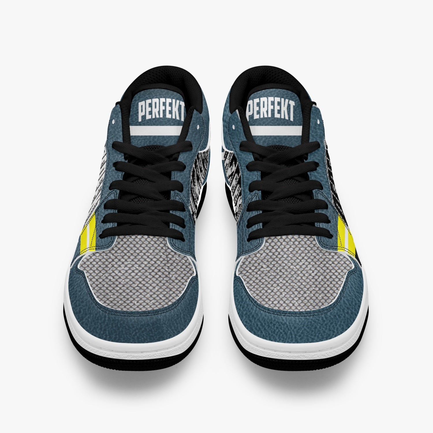 Top View of our PERFEKT Blue & Mesh Street Low