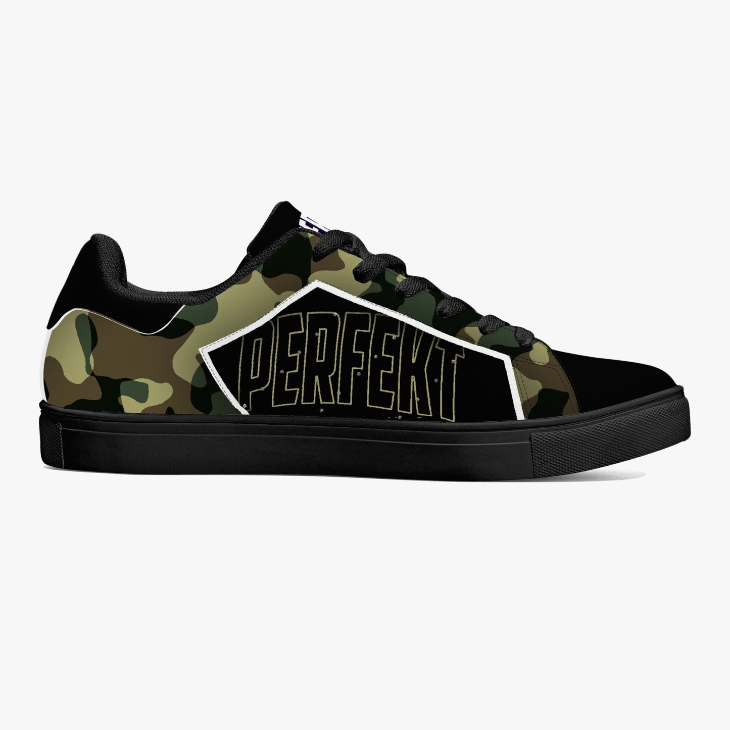 Perfekt Camo Outline Logo Black