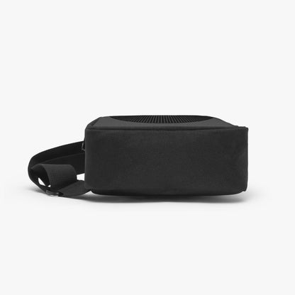 BLACK CIRCLE CHEST BAG