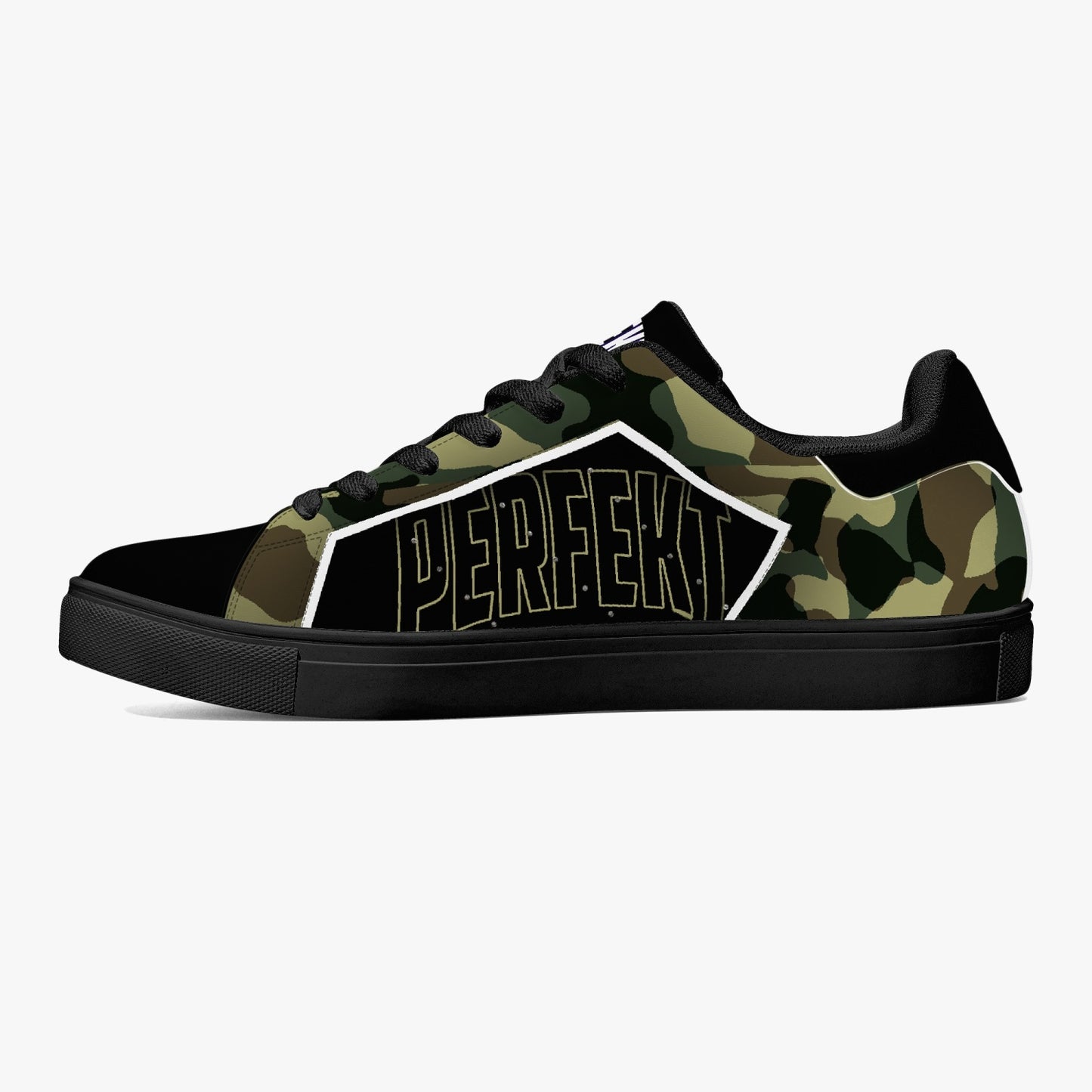 Perfekt Camo Outline Logo Black